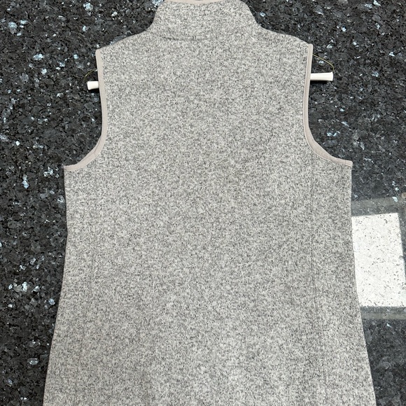 Small LL Bean Heather Grey Vest - Picture 3 of 3